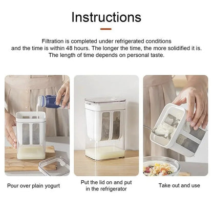 Yogurt Filter Food Strainer 1100ML Yogurt Machine Filter Screen