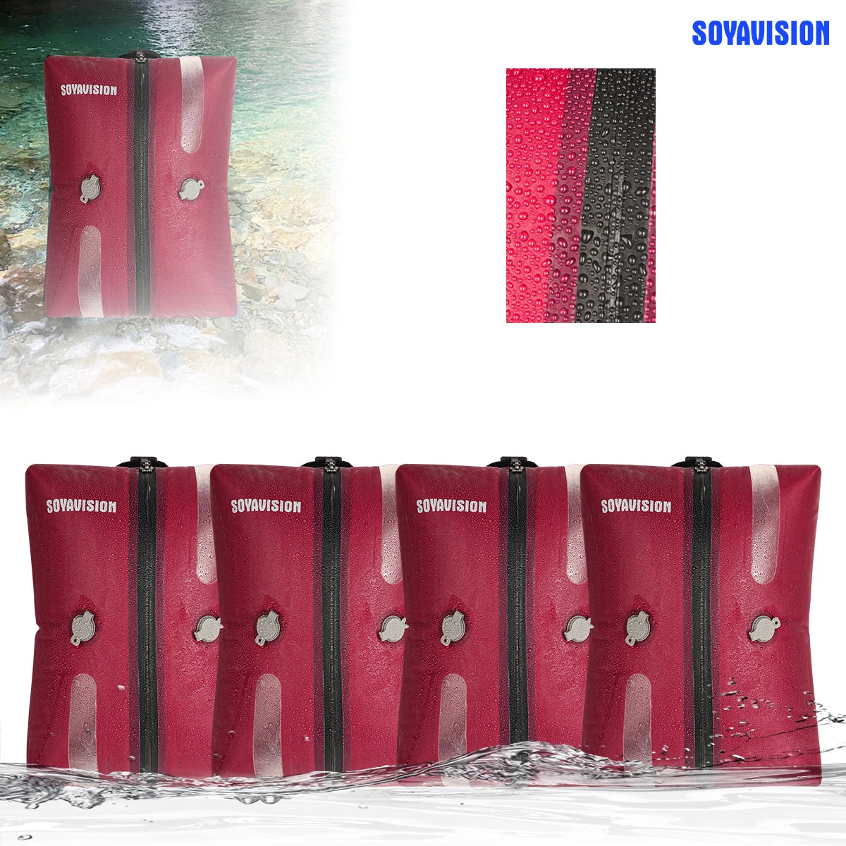 ¡Gran oferta! Bolsas de vacío de TPU S M L, bolsas de compresión al vacío reutilizables, equipaje impermeable