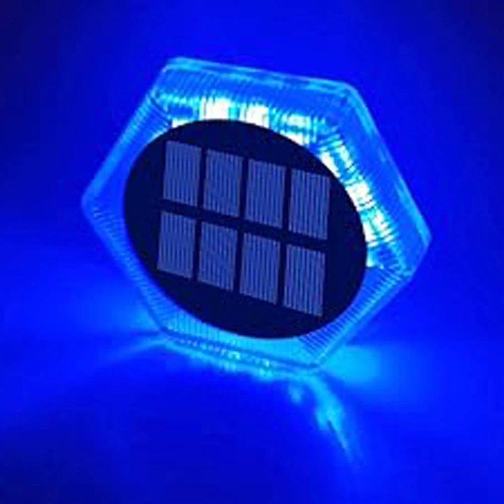 Solar Powered LED Outdoor Deck Lights IP68 Waterproof Automatic On/Off