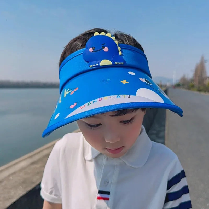 Children's Summer Sun Hat with Fan Sun Protection