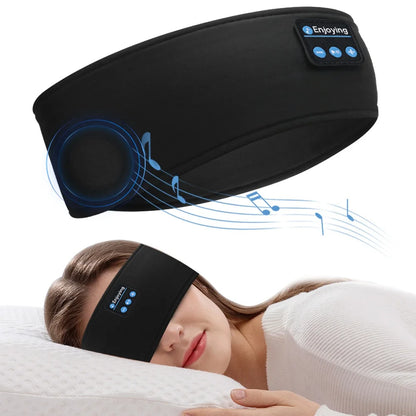 HOMEFISH BT Earphones Sports Sleeping Headband Elastic Wireless Headphones