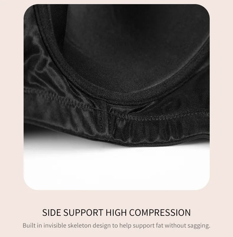 Women Full Coverage Push Up Bra Underwire Sculpting Uplift Shapewear Deep Cup