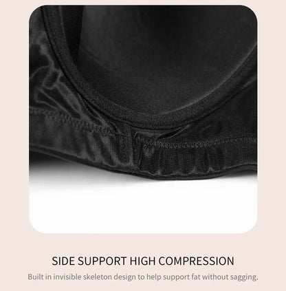 Women Full Coverage Push Up Bra Underwire Sculpting Uplift Shapewear Deep Cup