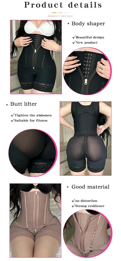 Women High Compression Girdle Shaper Postpartum Belly flat Sheath