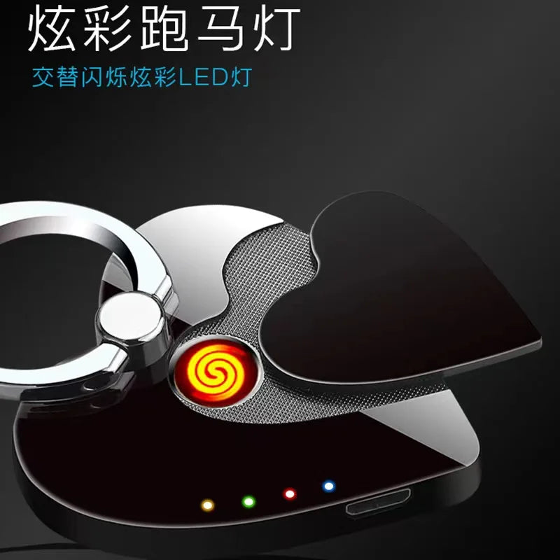 USB Plasma Lighter Can Be Used As Phone Holder 2 In 1 Portable Creative Multifunctional