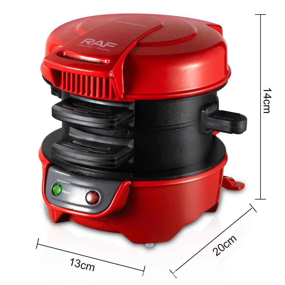 Mini Electric Burger Sandwich Maker Machine 220V 110V Bread Grill Baking
