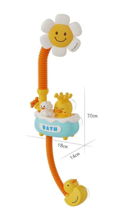 Baby Bath Toy Clouds Duck Model Bathing Cute Swimming Water Game