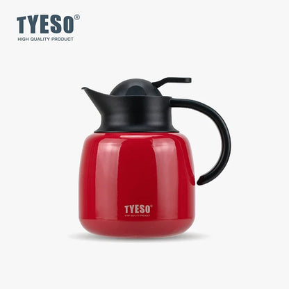 Tyeso Pumpkin-Shaped Thermos Steel Insulated Tea Infuser Hot Cold Water Bottle