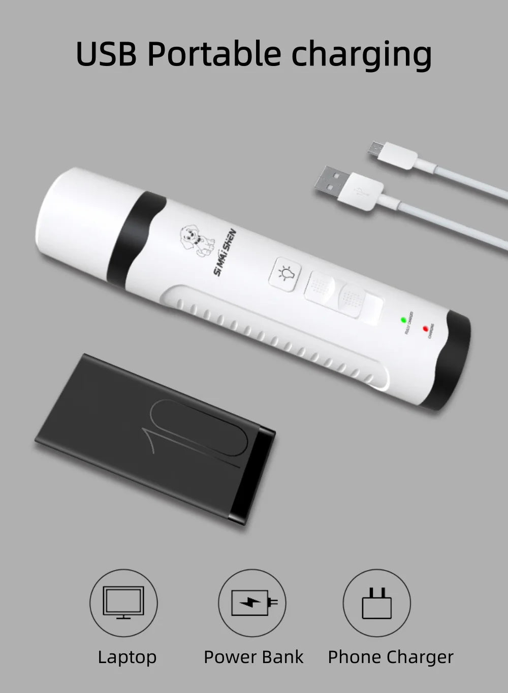New Dog Nail Clippers With LED Light Low Noise Pet Nail Clipper Electric Grooming Trimmer Cat Dog Nail Grinder Rechargeable USB