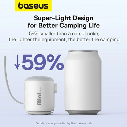 Baseus Wireless Air Compressor Mini Air Inflator Pump for Air Mattresses Beds