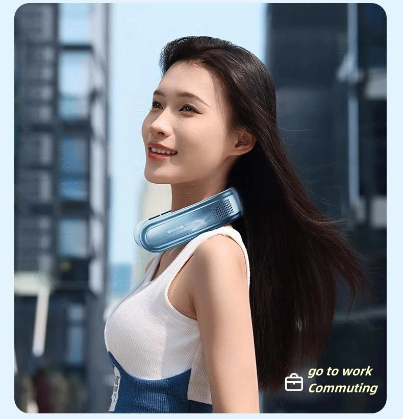 Portable Neck Fan 10000mAh Rechargeable Fan