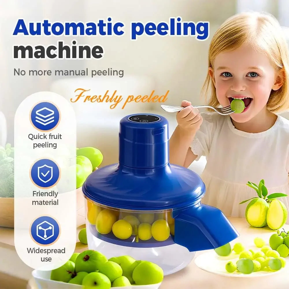 Pelador de Fruta Eléctrico Automático, Máquina Peladora Inteligente, Inalámbrico Portátil