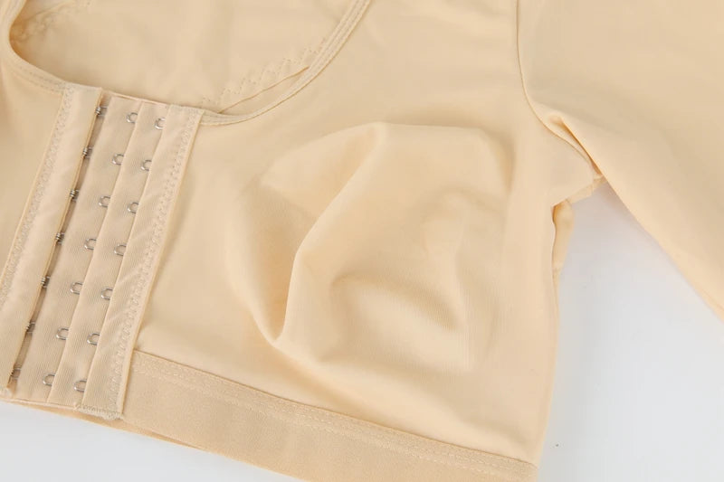 Shaper Tops for Women Flabby Arms Compression Post Surgery Front Closure Bra Cropped