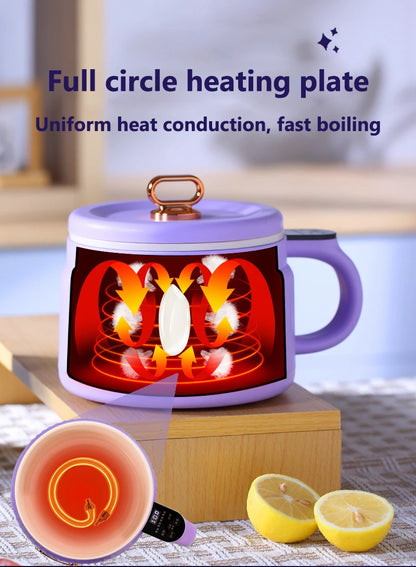 Olla arrocera inteligente portátil sartén eléctrica fideos taza hirviendo olla caliente