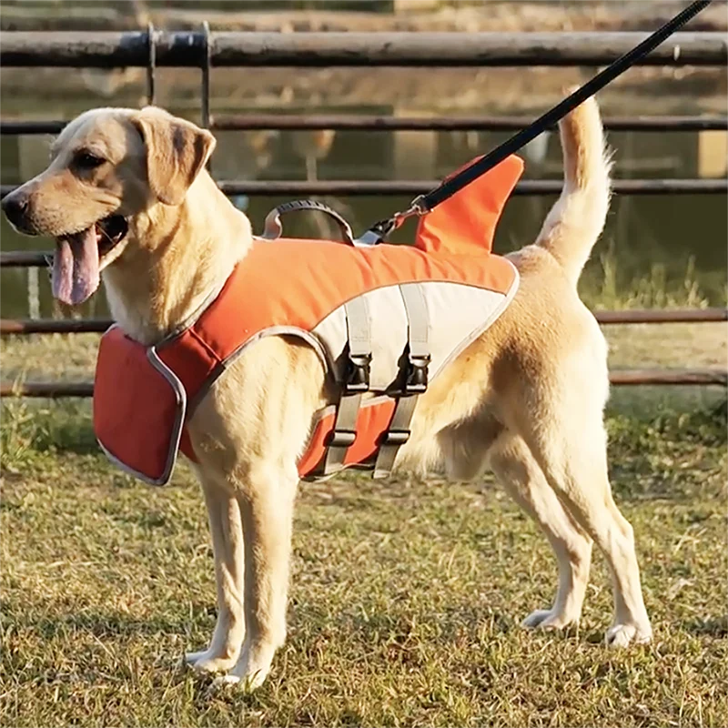 New Pet Swimming Life Jacket – Shark Fin Safety Vest for Dogs