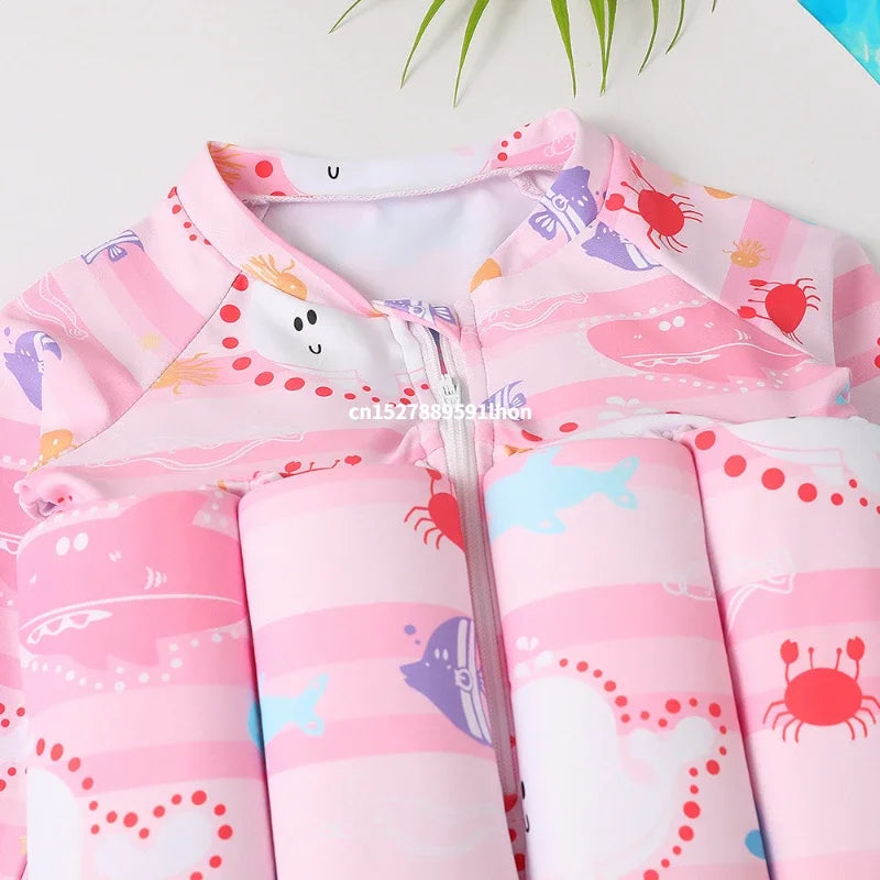Children's Buoyancy Swimsuit One-piece Swimsuit for Kids Floating