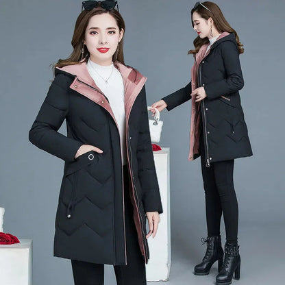 New Female Thickened Down Cotton Jacket