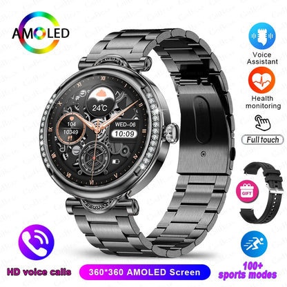For Xiaomi Android Fashion Women Smart Watch 360*360 HD Screen