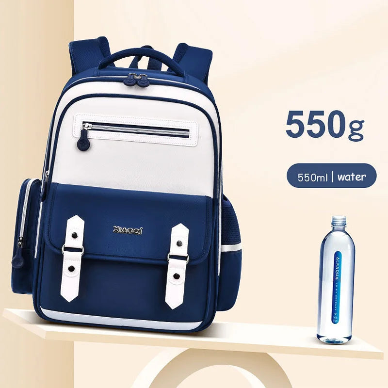 Kids Ergonomic School Bag Large Capacity Backpack for Primary School