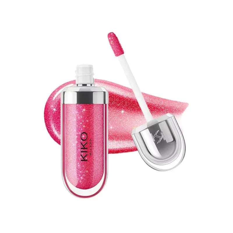 KIKO 3D Hydra Lipgloss Mirror Lip Glaze Shimmer Moisturizing Pearlescent Color Liquid