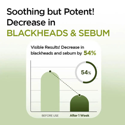 Máscara facial coreana de ácido carbónico e manjericão sagrado com bolhas para esfoliação e limpeza profunda.