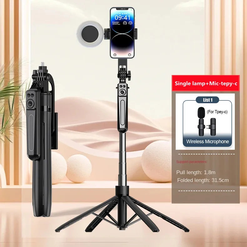 COOL DIER New Tripod for Smartphone Camera,Tripods Stand with Bluetooth shutter