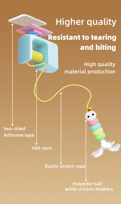 Cats Toys Pet Stress Relief Rechargeable Interactive Hanging Door