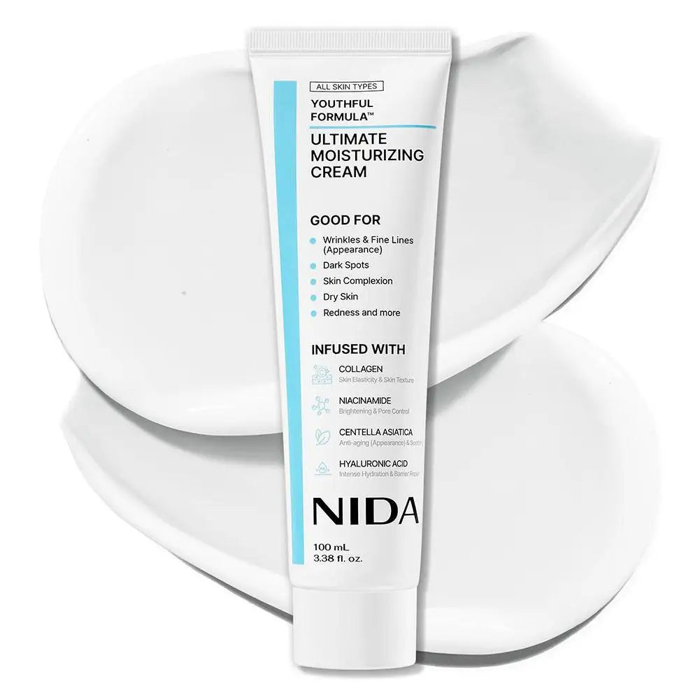 Crema hidratante coreana definitiva de 100 ml para el cuidado facial diario y la reparación de poros. 