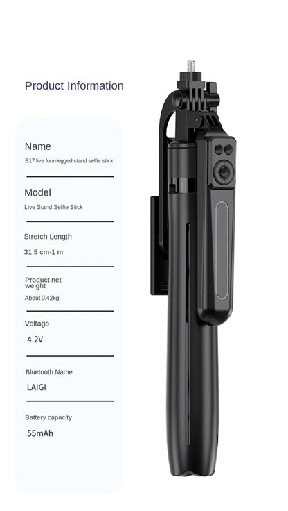 COOL DIER New Tripod for Smartphone Camera,Tripods Stand with Bluetooth shutter