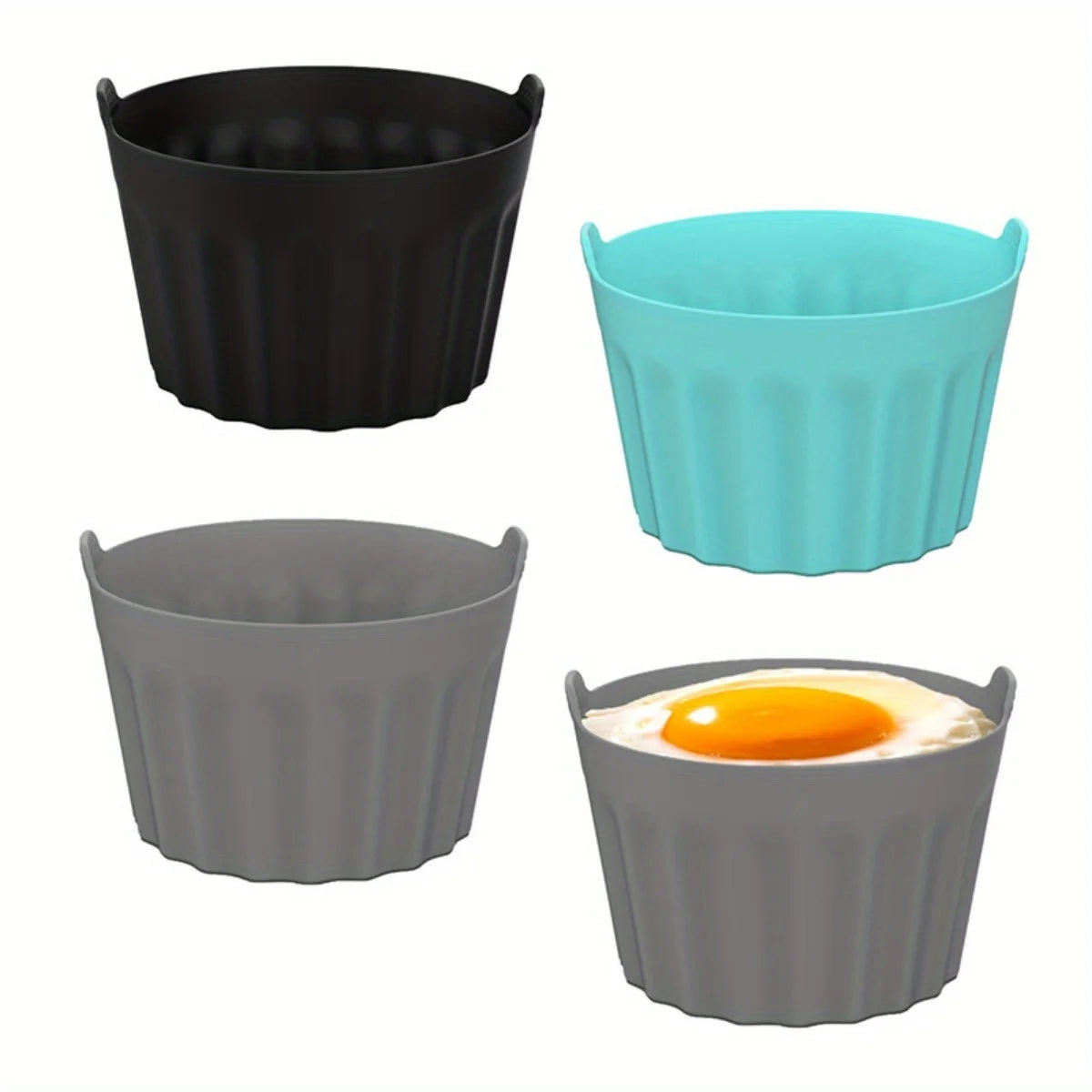 Silicone Mold Cake Bake Custard Pudding Mould Air Fryer Silicone
