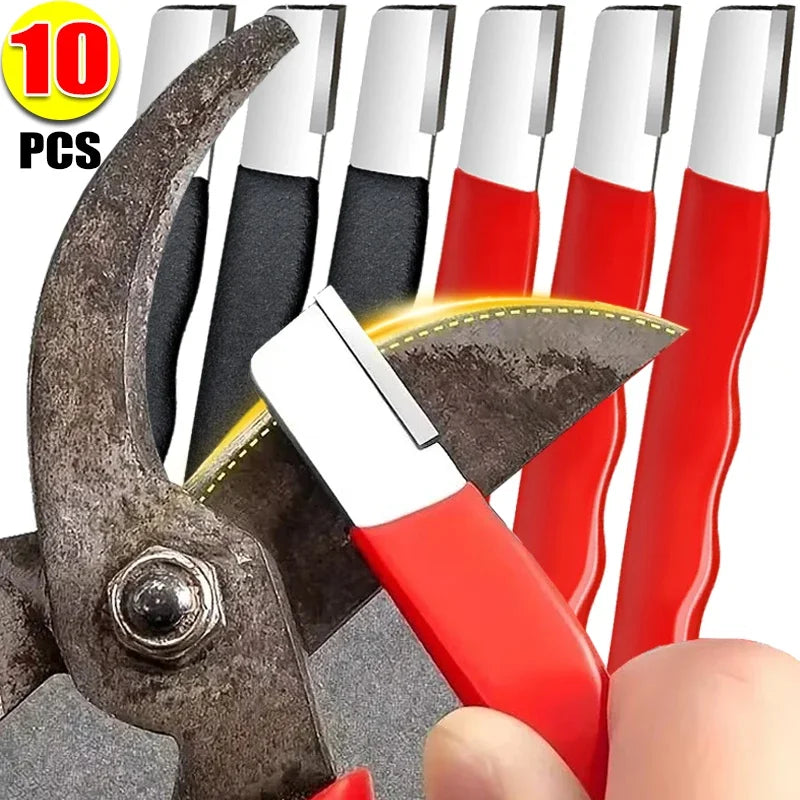 Knife Grinding Stone Steel Sharpener for Axe Scissors Pocket Kitchen Garden Tools