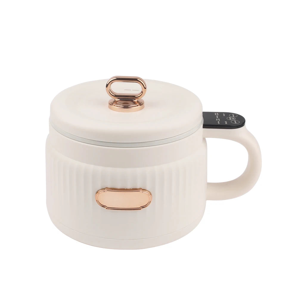 Olla arrocera inteligente portátil sartén eléctrica fideos taza hirviendo olla caliente