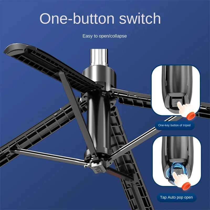 COOL DIER New Tripod for Smartphone Camera,Tripods Stand with Bluetooth shutter