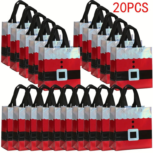 10/20pcs Christmas Gift Wrapping Bags.