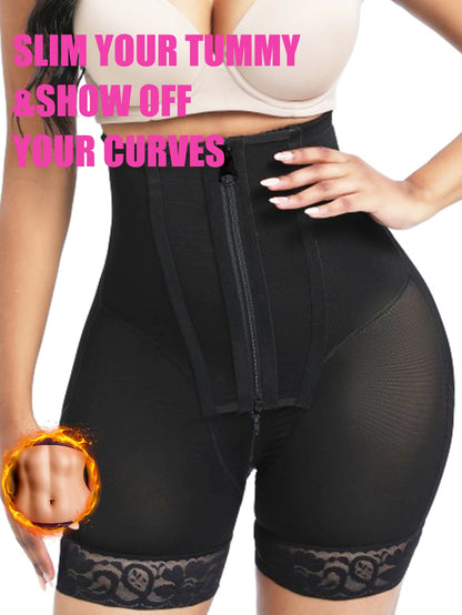 Women High Compression Girdles Waist Trainer High Waist Tummy Control Panties