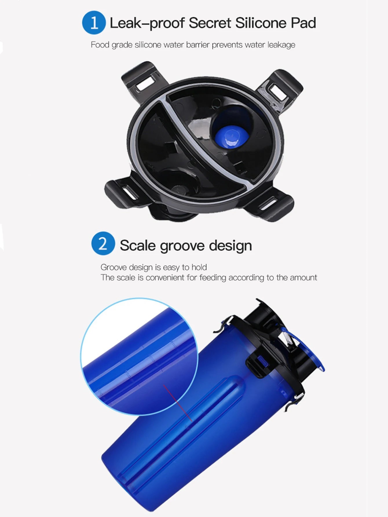 2 IN 1 Dogs Travel Water Bottle: Your Perfect Outdoor Companion!
