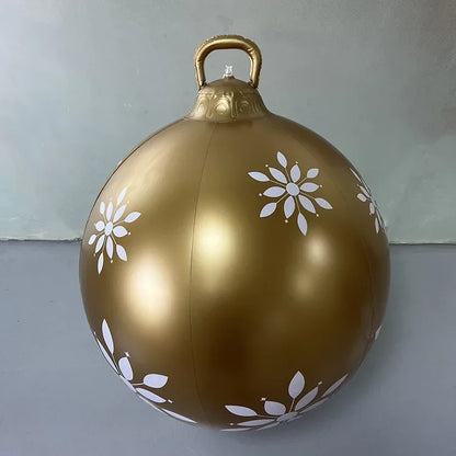 Outdoor Christmas Inflatable Decorated Ball 60cm PVC Giant Big Large Balls Xmas