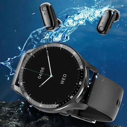 eart Rate BloodX10 2 in 1 Smart Watch With Earbuds Smartwatch TWS Bluetooth