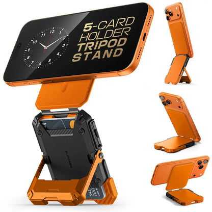 Soporte magnético tipo trípode SUPCASE con tarjetero para iPhone 16/15/14/13/12