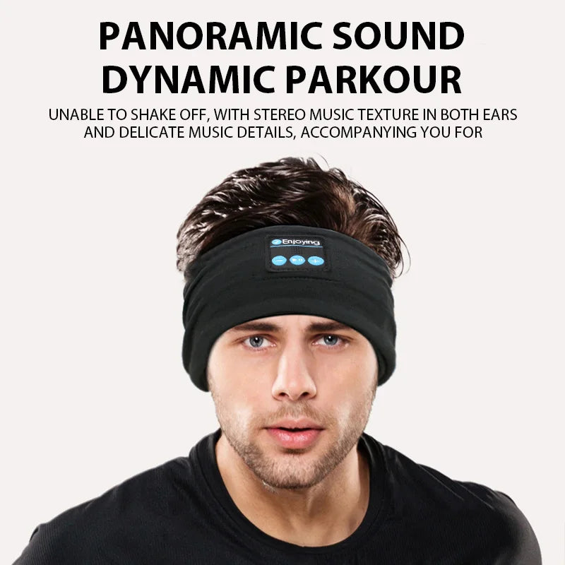 Fone Auriculares Bluetooth Banda de Sudor Deportes Auriculares Inalámbricos Elásticos para Dormir