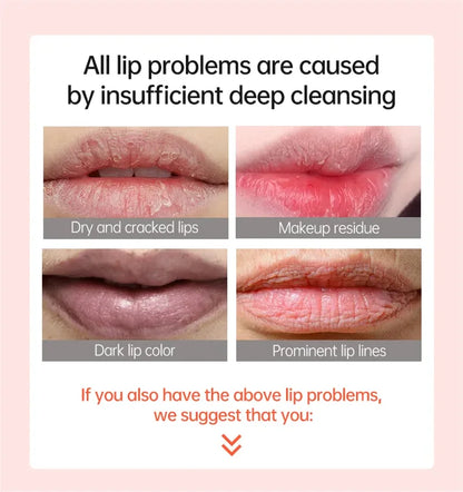 Remove Dark Lip Balm Lightening Melanin Mask Gloss Oil Exfoliating Clean Deep