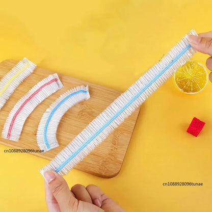 Funda de alimentos Plástico Colorido Envoltura Elástica Tapa Plato Bolsas de Embalaje de Cocina Bolsa de Almacenamiento