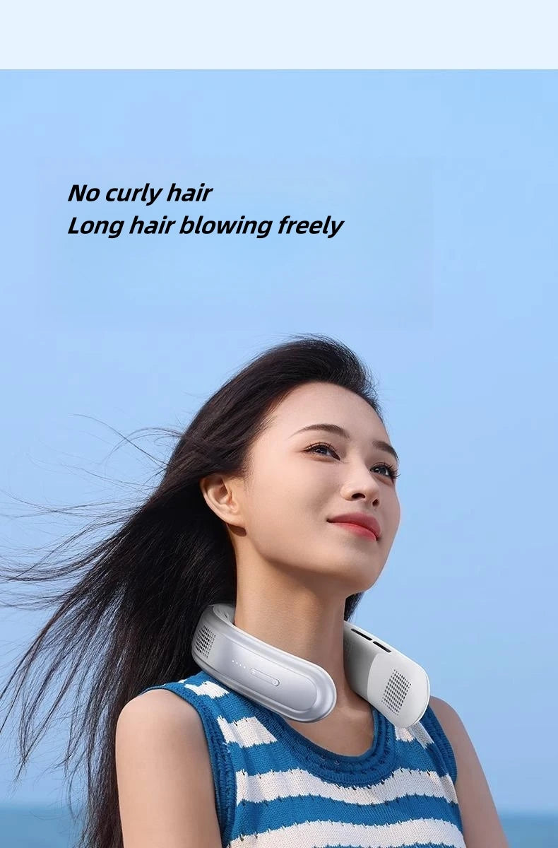 Portable Neck Fan 10000mAh Rechargeable Fan