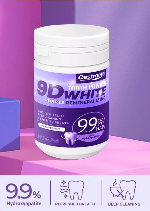 9.9% purple Hydroxyapatite teeth cleaning powder