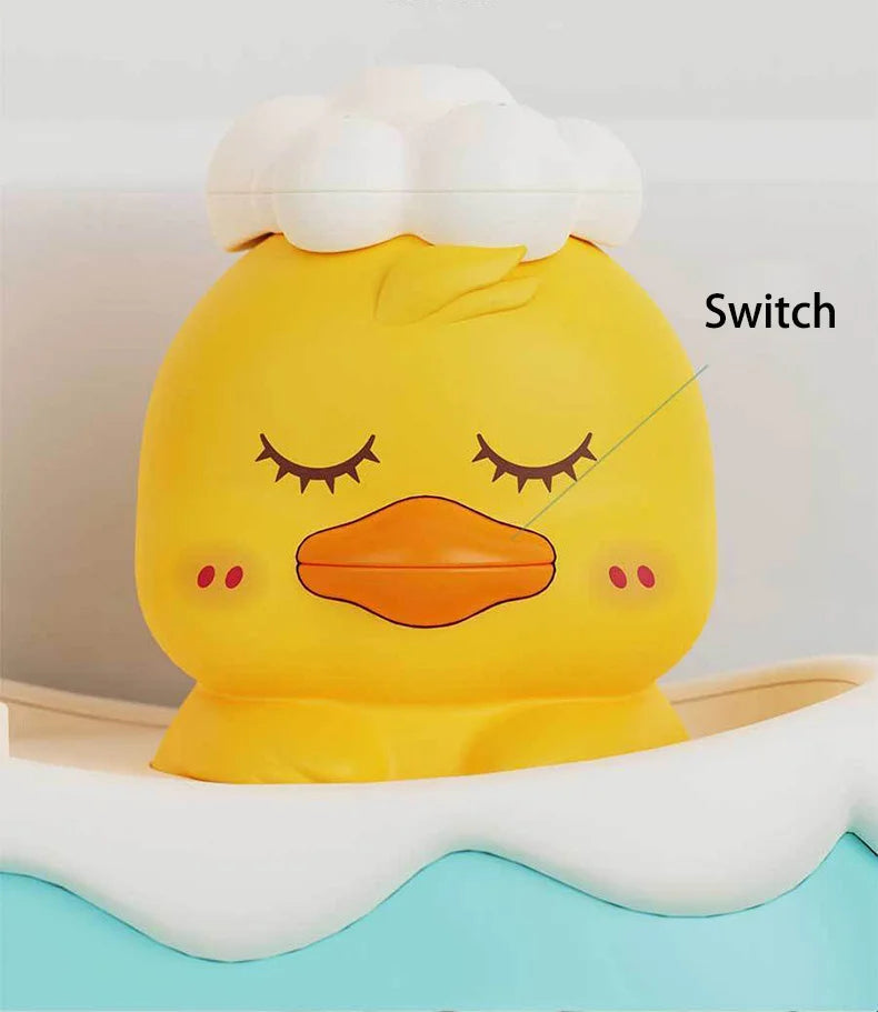 Baby Bath Toy Clouds Duck Model Bathing Cute Swimming Water Game