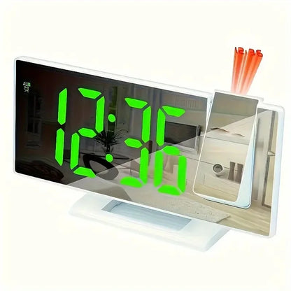 Projection alarm clock  multifunction Intelligent luminous clock Bedroom