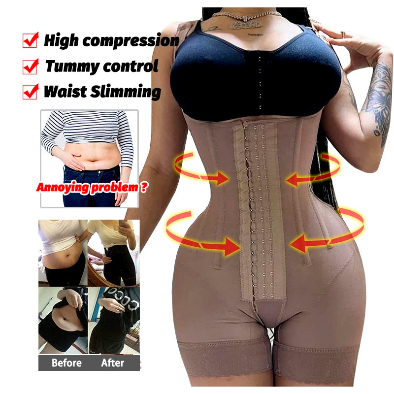 Fajas Colombian Girdles Post Lipo Surgical Reducing Shapers Postpartum Stage 2 BBL