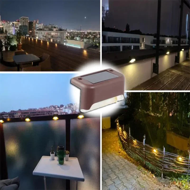 1~20PCS Luz solar para terraza, exterior, IP65 impermeable, lámparas solares para jardín