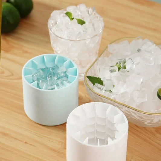 2-in-1 Ice Cube Tray & Ice Bucket