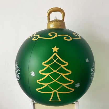 Outdoor Christmas Inflatable Decorated Ball 60cm PVC Giant Big Large Balls Xmas